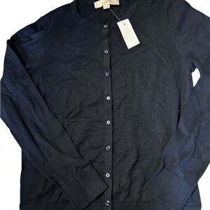 LOFT dark blue Cardigan Sweater